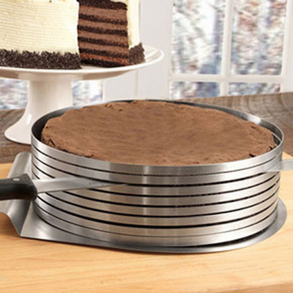 Adjustable Cake Cutter Slicer Stainless Steel Round Bread Cake