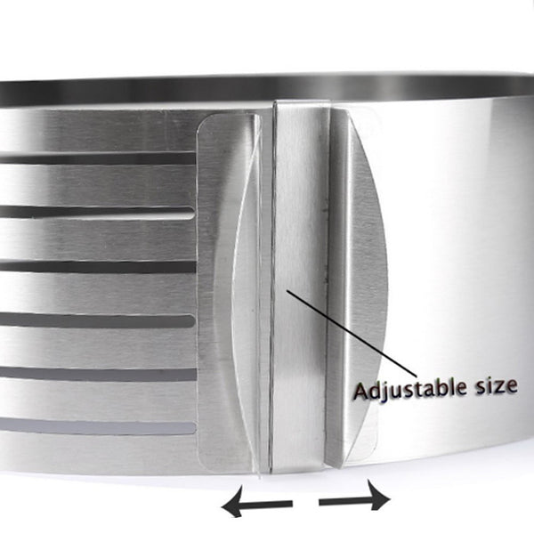 Adjustable Cake Cutter Slicer Stainless Steel Round Bread Cake