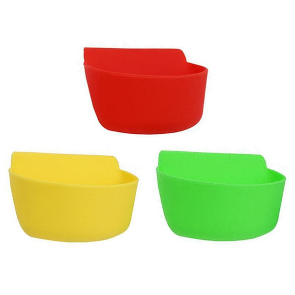 3Pcs Silicone Food Spices Dishes Tableware Bowl for Tomato Sauce Salt