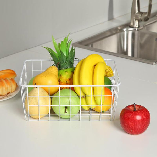Iron Storage Basket Art Wrought Storage Basket  Bathroom