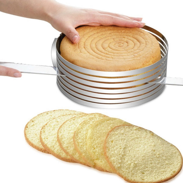 Adjustable Cake Cutter Slicer Stainless Steel Round Bread Cake